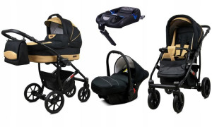 Wózek 4w1 dziecięcy BabyLux Largo + baza ISOFIX