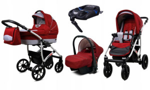 Wózek 4w1 dziecięcy BabyLux Largo + baza ISOFIX