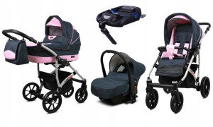 Wózek Dziecięcy Largo 4w1 Aluminium + Baza Isofix