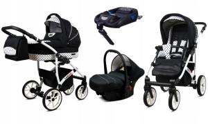 Wózek 4w1 dziecięcy BabyLux Largo + baza ISOFIX