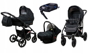 Wózek 4w1 dziecięcy BabyLux Largo + baza ISOFIX