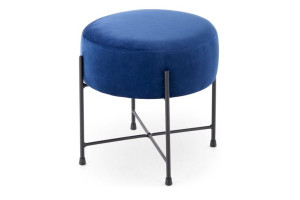 Puf 40x39 cm RITRO granatowy Konsimo