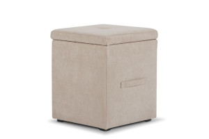 Puf 41x50x41 cm GRIDI beżowy Konsimo