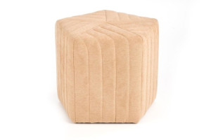 Puf 45x40x45 cm HEXIS beżowy Konsimo