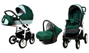Wózek 3w1 dziecięcy spacerówka BabyLux ALU WAY