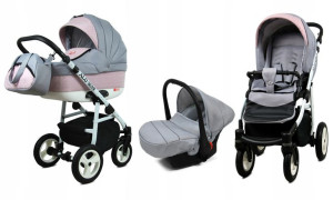 Wózek 3w1 dziecięcy spacerówka BabyLux ALU WAY