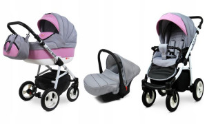 Wózek 3w1 dziecięcy spacerówka BabyLux ALU WAY
