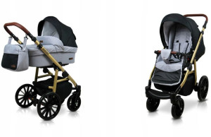 Wózek dziecięcy głęboki spacerówka BabyLux ASPERO