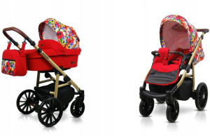 Wózek dziecięcy głęboki spacerówka BabyLux ASPERO