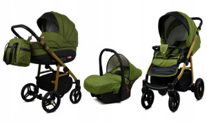 Wózek dziecięcy 3w1 spacerówka BabyLux AXEL ALU