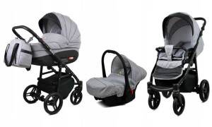 Wózek dziecięcy 3w1 spacerówka BabyLux AXEL ALU