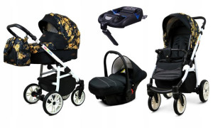Wózek 4w1 dziecięcy BabyLux ColorLux + baza Isofix
