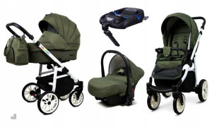 Wózek 4w1 dziecięcy BabyLux ColorLux + baza Isofix