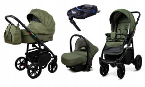 Wózek 4w1 dziecięcy BabyLux ColorLux + baza Isofix