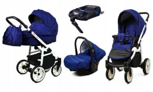 Wózek 4w1 dziecięcy BabyLux ColorLux + baza Isofix