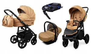 Wózek 4w1 dziecięcy BabyLux ColorLux + baza Isofix