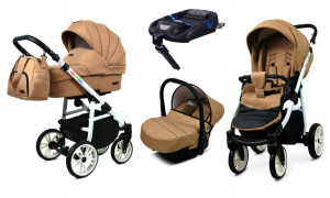 Wózek 4w1 dziecięcy BabyLux ColorLux + baza Isofix