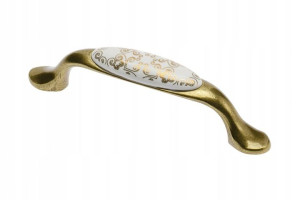 Uchwyt Porcelanowy Orient Gold Rozstaw 96mm Gtv