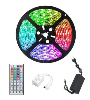 Wodoodporna taśma RGB 300 LED SMD 5050 5m z pilotem