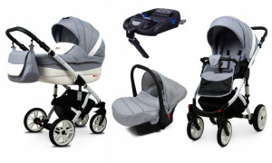 Wózek 4w1 dziecięcy BabyLux Lilly + baza Isofix