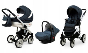 Wózek 3w1 dziecięcy spacerówka BabyLux Lilly