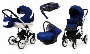 Wózek 4w1 dziecięcy BabyLux Lilly + baza Isofix