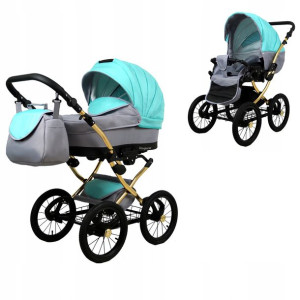 Wózek 2w1 dziecięcy spacerówka BabyLux Margaret