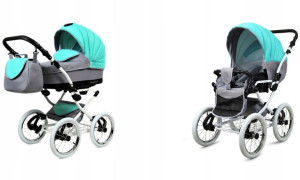Wózek 2w1 dziecięcy spacerówka BabyLux Margaret