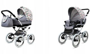 Wózek 2w1 dziecięcy spacerówka BabyLux Margaret