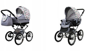 Wózek 2w1 dziecięcy spacerówka BabyLux Margaret