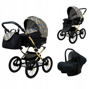Wózek 3w1 dziecięcy spacerówka BabyLux Margaret