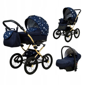 Wózek 3w1 dziecięcy spacerówka BabyLux Margaret