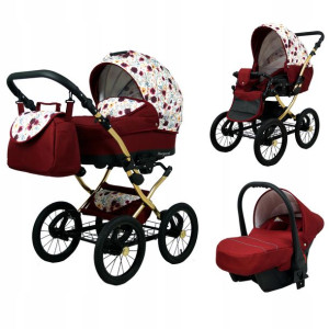 Wózek 3w1 dziecięcy spacerówka BabyLux Margaret
