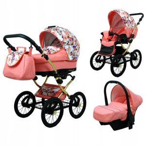 Wózek 3w1 dziecięcy spacerówka BabyLux Margaret