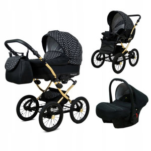 Wózek 3w1 dziecięcy spacerówka BabyLux Margaret
