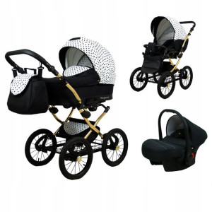 Wózek 3w1 dziecięcy spacerówka BabyLux Margaret