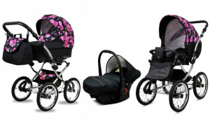 Wózek 3w1 dziecięcy spacerówka BabyLux Margaret