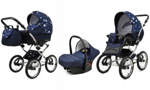 Wózek 3w1 dziecięcy spacerówka BabyLux Margaret