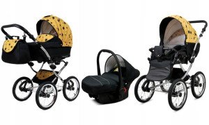 Wózek 3w1 dziecięcy spacerówka BabyLux Margaret