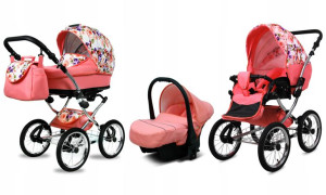 Wózek 3w1 dziecięcy spacerówka BabyLux Margaret