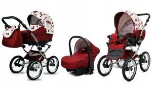 Wózek 3w1 dziecięcy spacerówka BabyLux Margaret