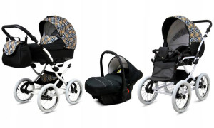Wózek 3w1 dziecięcy spacerówka BabyLux Margaret