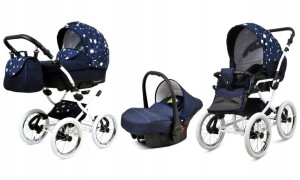 Wózek 3w1 dziecięcy spacerówka BabyLux Margaret