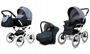 Wózek 3w1 dziecięcy spacerówka BabyLux Margaret