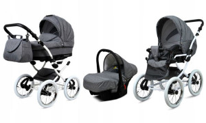 Wózek 3w1 dziecięcy spacerówka BabyLux Margaret