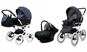 Wózek 3w1 dziecięcy spacerówka BabyLux Margaret