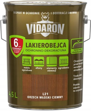 Vidaron Lakierobejca 4,5l L21 Orzech Włoski Ciemny