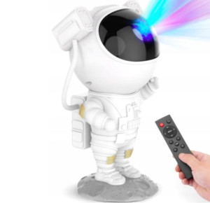 Lampka nocna projektor gwiazd kosmosu astronauta