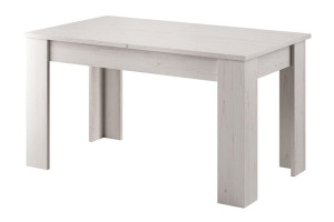 Stół rozkładany 140-180x75x80 cm SAMBU biały Konsimo