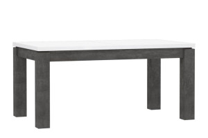 Stół rozkładany 160-206 cm LENNOX NEW ciemny szary/biały Konsimo